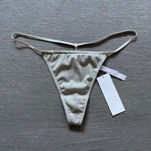 Urban Outfitters Out From Under Silver G-String